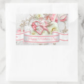 ハッピーマザーズデイ4 長方形シール (バッグ)