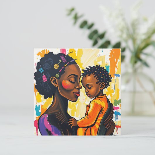 ハッピーマザーズデイ | ありがとうママ カード (スタンド正面)