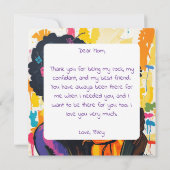 ハッピーマザーズデイ | ありがとうママ カード (裏面)