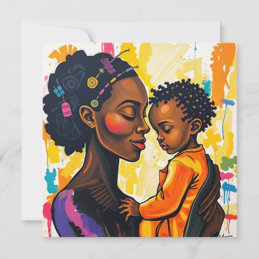 ハッピーマザーズデイ | ありがとうママ カード (正面)