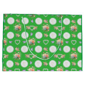 ハッピーマザーズデイ、アイリッシュグリーン！ ラージペーパーバッグ (裏面)