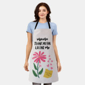 ハッピーマザーズデイ エプロン (着用した状態)