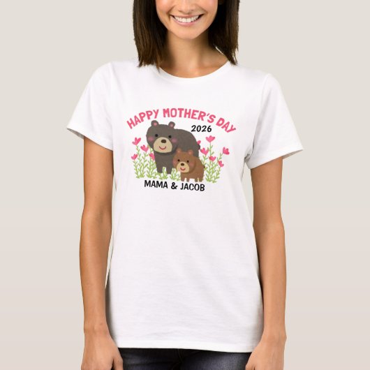 ハッピーマザーズデイ オリジナル Tシャツ (正面)
