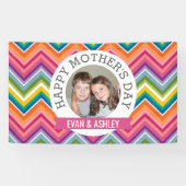 ハッピーマザーズデイ – カスタム写真テンプレート 横断幕 (横)