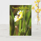 ハッピーマザーズデイ カード (黄色い花)