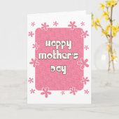 ハッピーマザーズデイ カード (黄色い花)