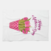 ハッピーマザーズデイ キッチンタオル (横)