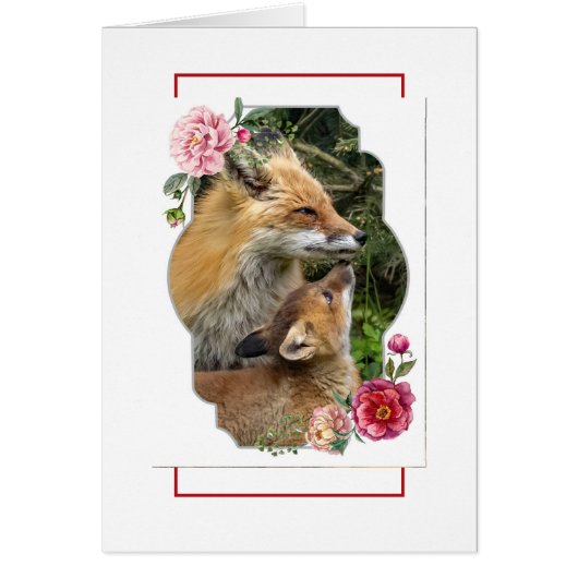 ハッピーマザーズデイ、キツネ (正面)