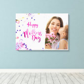 ハッピーマザーズデイ キャンバスプリント (インサイチュ (ウッドフロア))