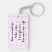 ハッピーマザーズデイ キーホルダー (裏面)