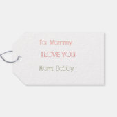 ハッピーマザーズデイ ギフトタグ (裏面横)