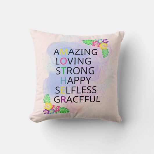 ハッピーマザーズデイ クッション (正面)