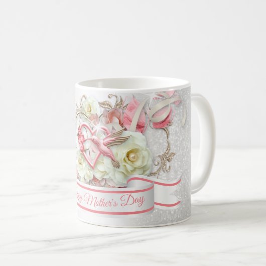 ハッピーマザーズデイ コーヒーマグカップ (正面右)