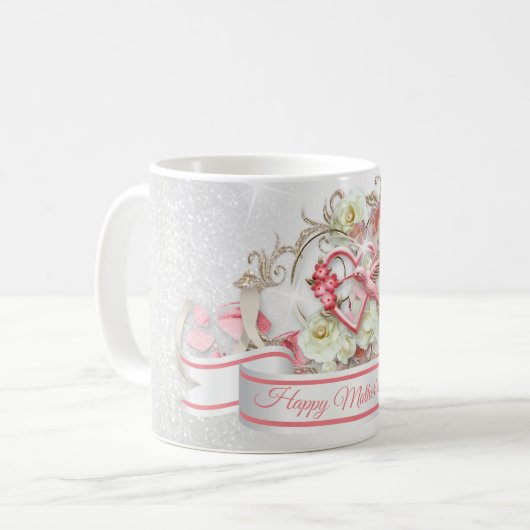 ハッピーマザーズデイ コーヒーマグカップ (正面左)