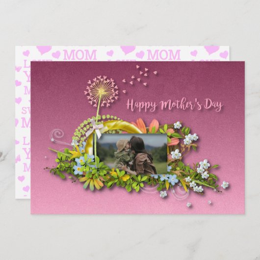 ハッピーマザーズデイ シーズンカード (正面/裏面)