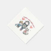 ハッピーマザーズデイ スタンダードカクテルナプキン (角)