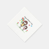 ハッピーマザーズデイ スタンダードカクテルナプキン (角)