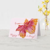 ハッピーマザーズデイ |ハワイアンフローラ カード (黄色い花)
