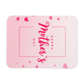 ハッピーマザーズデイ(ハート) マグネット (横)