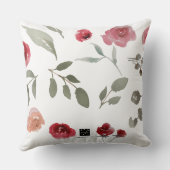 ハッピーマザーズデイ(バラ)装飾用クッション クッション (裏面)