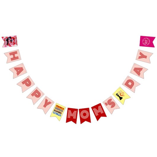 ハッピーマザーズデイ バンティングフラッグ (全)