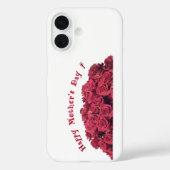 ハッピーマザーズデイ、フローラバラ花 Case-Mate iPhoneケース (裏面)
