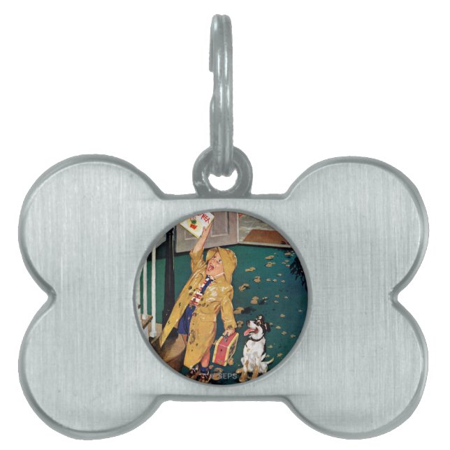 ハッピーマザーズデイ ペットネームタグ (正面)