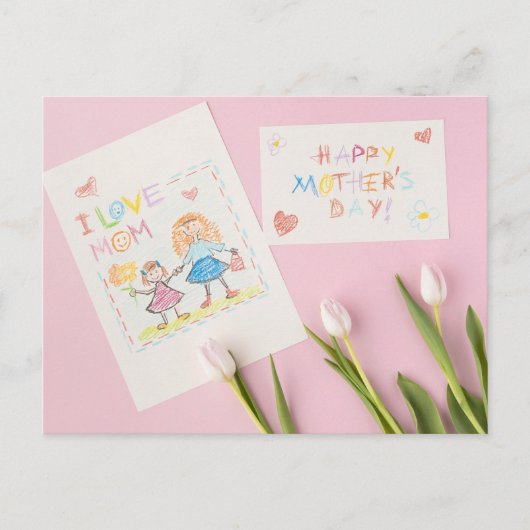 ハッピーマザーズデイ ポストカード (正面)