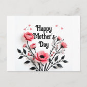 ハッピーマザーズデイ ポストカード (正面)