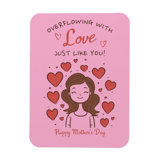 ハッピーマザーズデイ マグネット (縦)