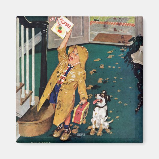 ハッピーマザーズデイ マグネット (正面)