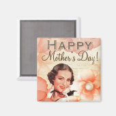 ハッピーマザーズデイ マグネット (正面/裏面)