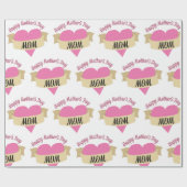 ハッピーマザーズデイ・ママ ラッピングペーパー (フラット)