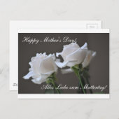 ハッピーマザーズデイ – ムッタタグ – バラ ポストカード (正面/裏面)