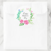 ハッピーマザーズデイ ラウンドシール (バッグ)