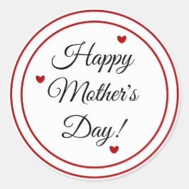 ハッピーマザーズデイ ラウンドシール