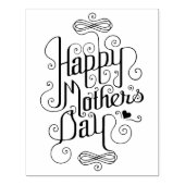 ハッピーマザーズデイ・ラバーアートスタンプ ラバースタンプ (インプリント)