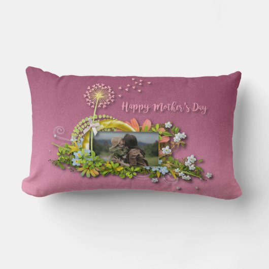 ハッピーマザーズデイ ランバークッション (正面)