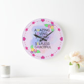 ハッピーマザーズデイ ラージ壁時計 (ホーム)