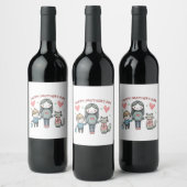 ハッピーマザーズデイ ワインラベル (ボトル)