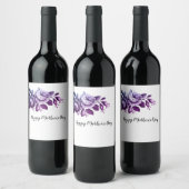 ハッピーマザーズデイ ワインラベル (ボトル)