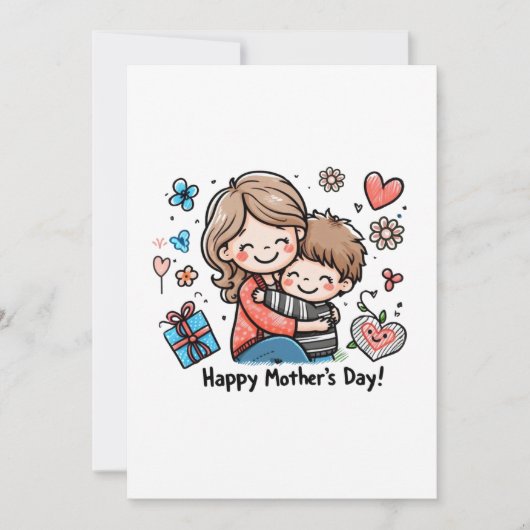 ハッピーマザーズデイ 招待状 (正面)