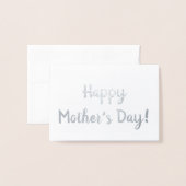 ハッピーマザーズデイ 箔カード (封筒付き正面)