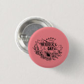 ハッピーマザーズデイ 缶バッジ (正面&裏面)