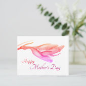 ハッピーマザーズデイ | 誕生日ブルーベルポストカード ポストカード (スタンド正面)