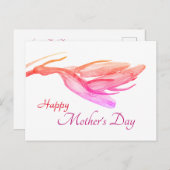 ハッピーマザーズデイ | 誕生日ブルーベルポストカード ポストカード (正面/裏面)