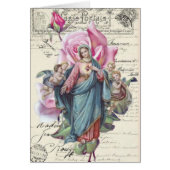 ハッピーマザーズデイ |賛美ヴァージンメアリー・ピンク・ローズ (正面)