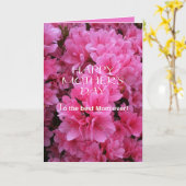 ハッピーマザーズデイ❤️PinKフラワーカード カード (黄色い花)