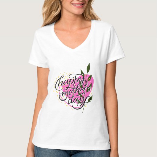 ハッピーマザーズデイ Tシャツ (正面)