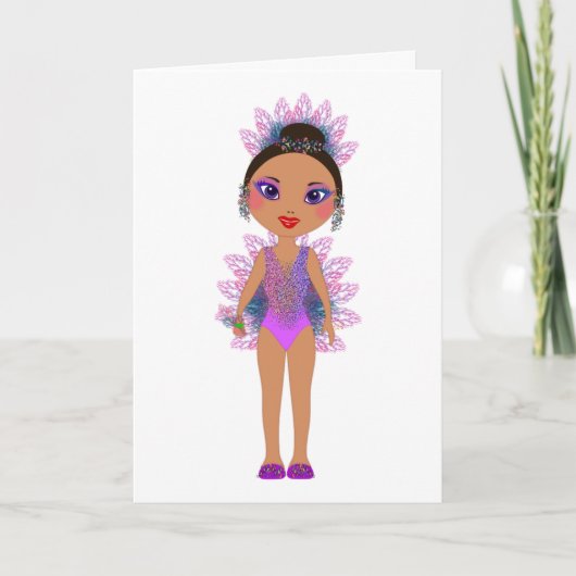 ハッピーマザーズデイforママ&カラフルレトロギャル カード (正面)